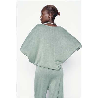 BIAS CUT BAT WING T-SHIRT