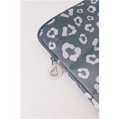 Funda portátil acolchada estampado animal
