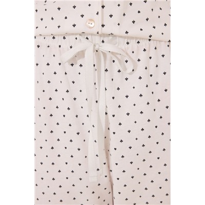 Pijama camisero 100% algodón topos Snoopy