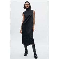 ZW CREASED SATIN DRESS - LIMITED EDITION