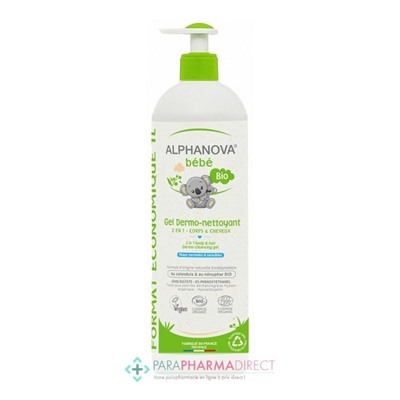 Alphanova Bébé Dermo-Nettoyant Bio 1 L