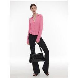 Bluse mit V-Ausschnitt