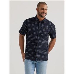 Men's Extreme Motion All Purpose Short Sleeve Floral Button Down Shirt
