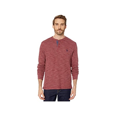 U.S. POLO ASSN. Space Dye Thermal Henley
