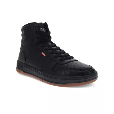 Levi's Men's Drive High Top Faux-Leather Lace-Up Sneakers