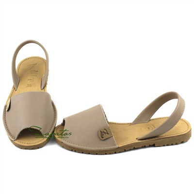 AB. Zapatos 320 taupe - karamelo