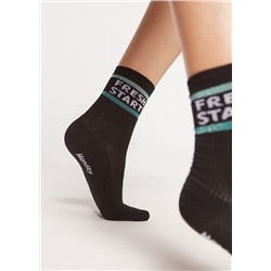 Kurze Socken mit Schriftzug 7 Days