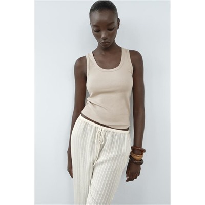 FEW ITEMS LEFT MODAL COTTON STRAPPY TOP