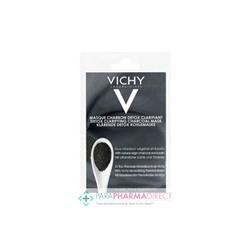 Vichy Masque Charbon Détox Clarifiant 2x6ml