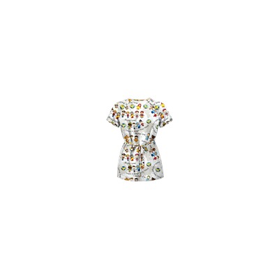 UA Create A World Mock Wrap Scrub Top