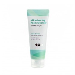 PH-Balancing Foam Cleanser, Очищающая пенка для восстановления pH-баланса с экстрактом алоэ и муцином улитки