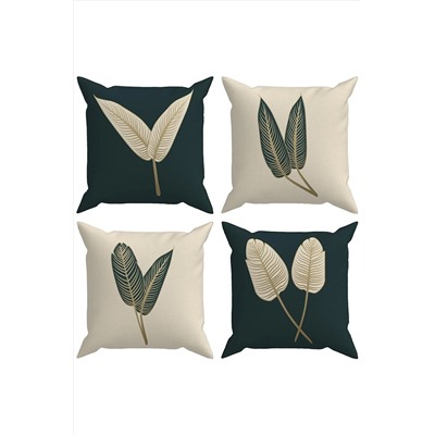 Evdek Botanical 4'lü Kırlent Kılıf Ds25 7036509