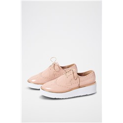 Derbies con plataforma Nude