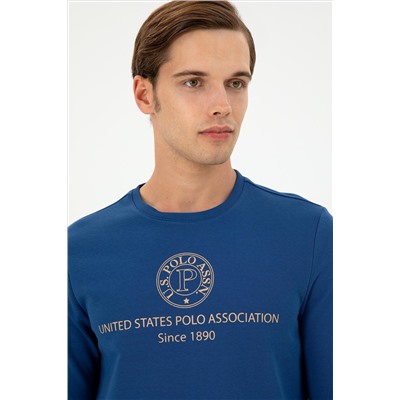 Erkek İndigo Sweatshirt