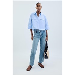 JEANS Z1975 STRAIGHT TIRO ALTO CINTURA CRUZADA