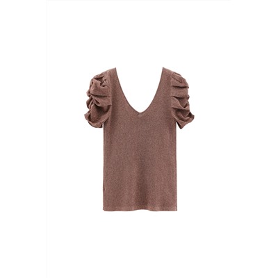 Camiseta Marrón jaspeado