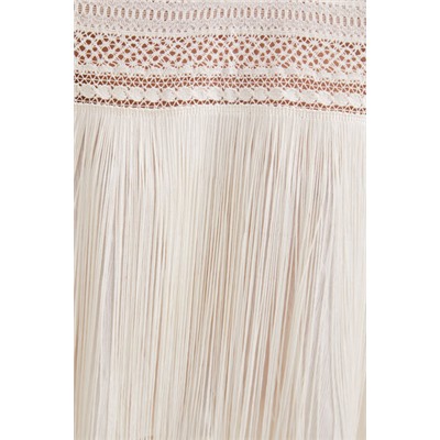 Blusa boho flecos