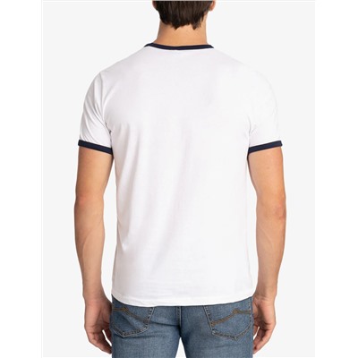 CREW NECK RINGER LOGO T-SHIRT