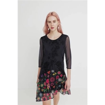 Vestido multicapas floral