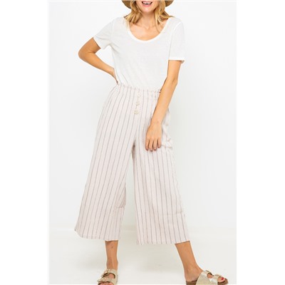 Pantalón amplio Blanco y azul