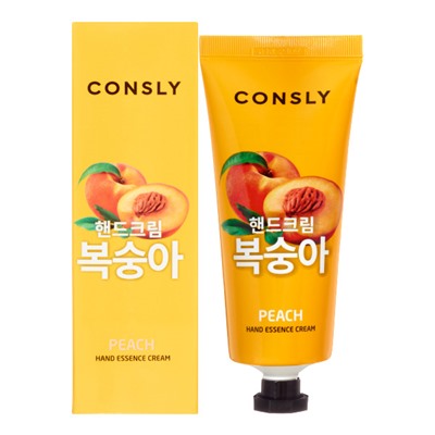 CONSLY Peach Hand Essence Cream Крем-сыворотка для рук с экстрактом персика 100мл