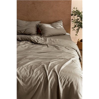 Songe King Size %100 Pamuk Chambre Nevresim Takımı - Vizon
