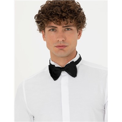 Beyaz Slim Fit Smokin Gömlek