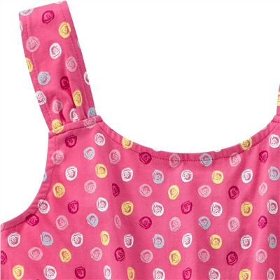 Mädchen Jumpsuit mit bunten Pünktchen