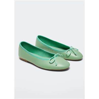 Bailarina piel lazo -  Mujer | MANGO OUTLET Melilla