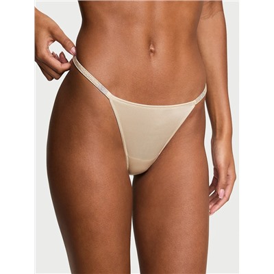 Scattered Shine Strap V-String Panty