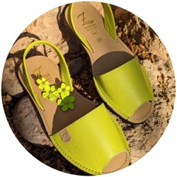 Ab.Zapatos 320 · Limón+Pendientes flores PA3768 Limón
