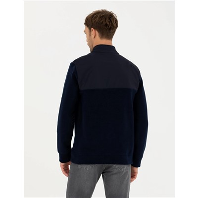 Lacivert Regular Fit Sweatshirt