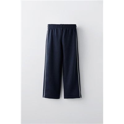 EMBROIDERED STRAIGHT-LEG TROUSERS