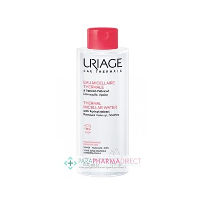 Uriage Eau Micellaire Thermale - Démaquille & Apaise - Peaux Sensibles 500 ml