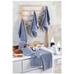 Mariva home Retro Kitchen Blue Havlu 6 Adet 335625