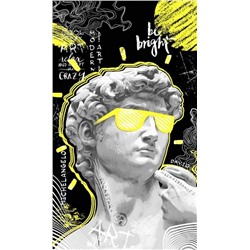 Полотенце банное "Давид"-желт. 80*150 см. вафля хлопок 100%