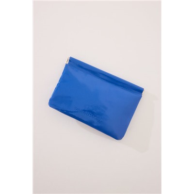 Mini monedero charol azul
