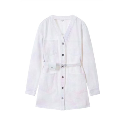 Vestido camisero Blanco