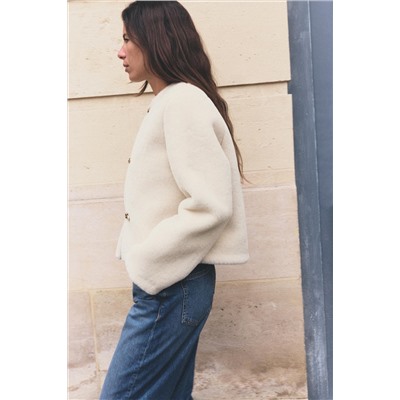 DOUBLE-FACED JACKET WITH TOGGLES