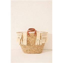 Bolso grande capazo rafia natural