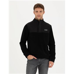Siyah Regular Fit Sweatshirt