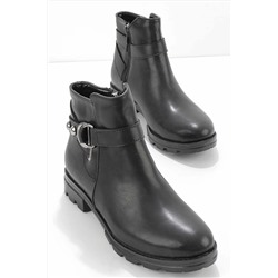 Bambi Siyah Kadın Bot & Bootie K02216011809