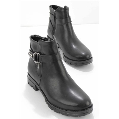 Bambi Siyah Kadın Bot & Bootie K02216011809
