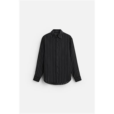 CAMISA SEMITRANSPARENTE RAYAS