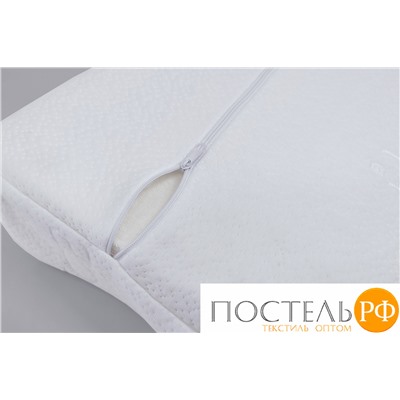 111325030-T Ортопедическая подушка в Memory Foam в Fito-чехле Tencel 50х30х10/7 белый