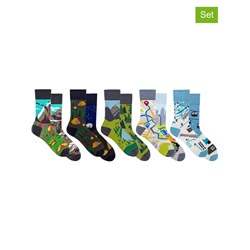 5er-Set: Socken in Bunt