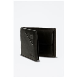 Cartera de piel Striking Negro