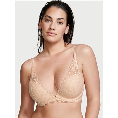 LOVE CLOUD Lace Half-Pad Plunge Bra