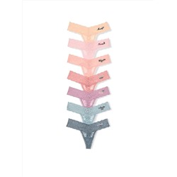 Victoria's Secret 7-Pack Lace Thong Panties