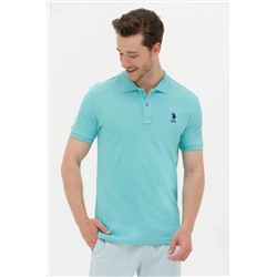 Erkek Mint Basic Polo Yaka Tişört